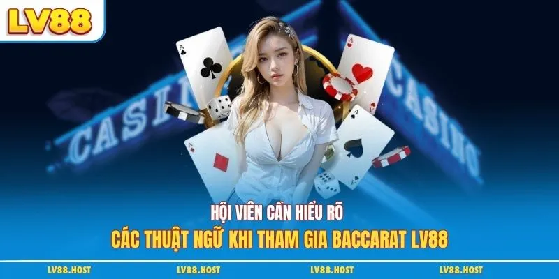 Hội viên cần hiểu rõ các thuật ngữ khi tham gia Baccarat LV88