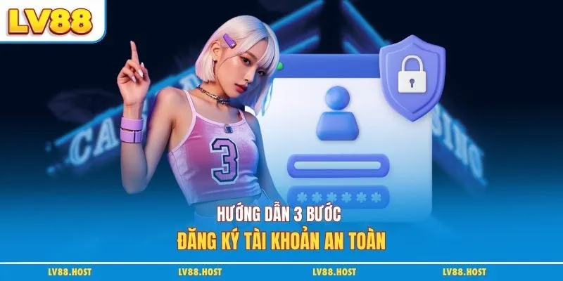 Hướng dẫn 3 bước đăng ký tài khoản an toàn