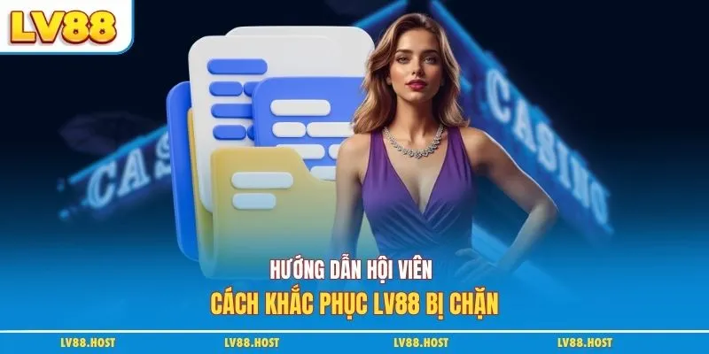 Hướng dẫn hội viên cách khắc phục LV88 bị chặn
