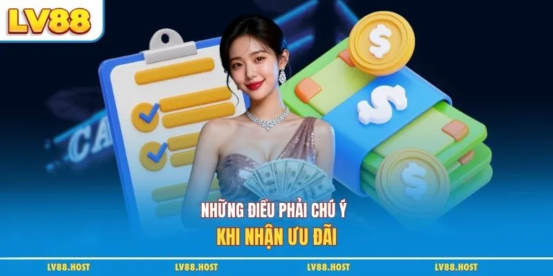 Những điều phải chú ý khi nhận ưu đãi